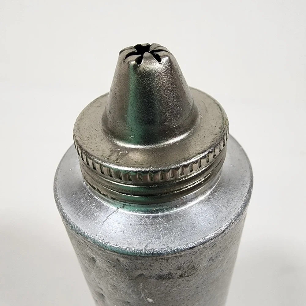 VINTAGE Cake Decorator Mirro Aluminum‎ Cookie Pastry 6 Tips Missing Press Handle